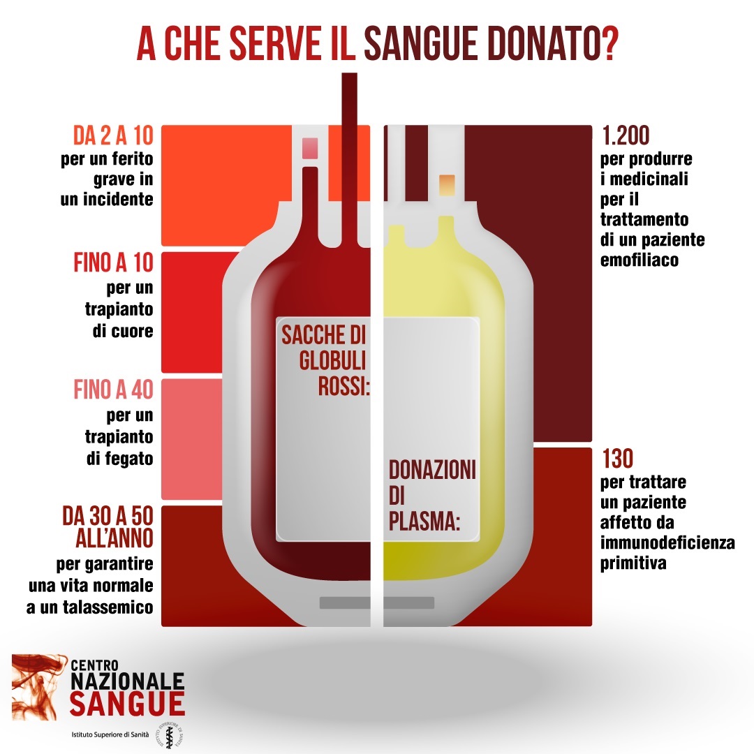 A che serve il sangue donato?