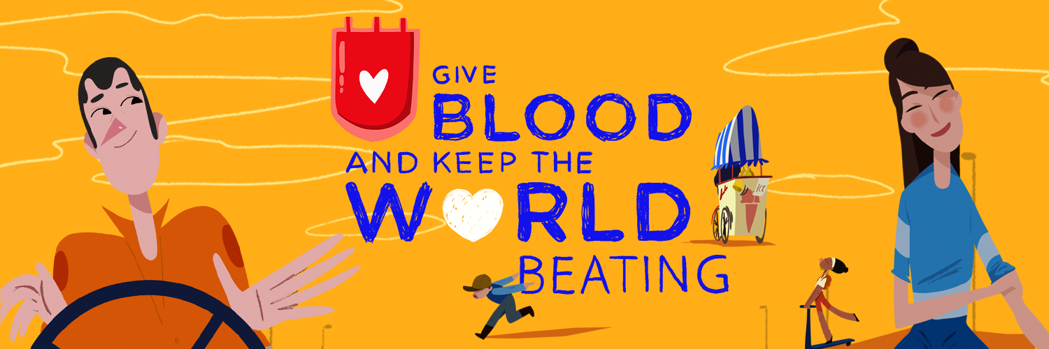 Give blood and keep the world beating (World Blood Donor Day 2021)