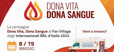 La Campagna Dona Vita, Dona Sangue scende in campo al Fan Village degli #IBI24